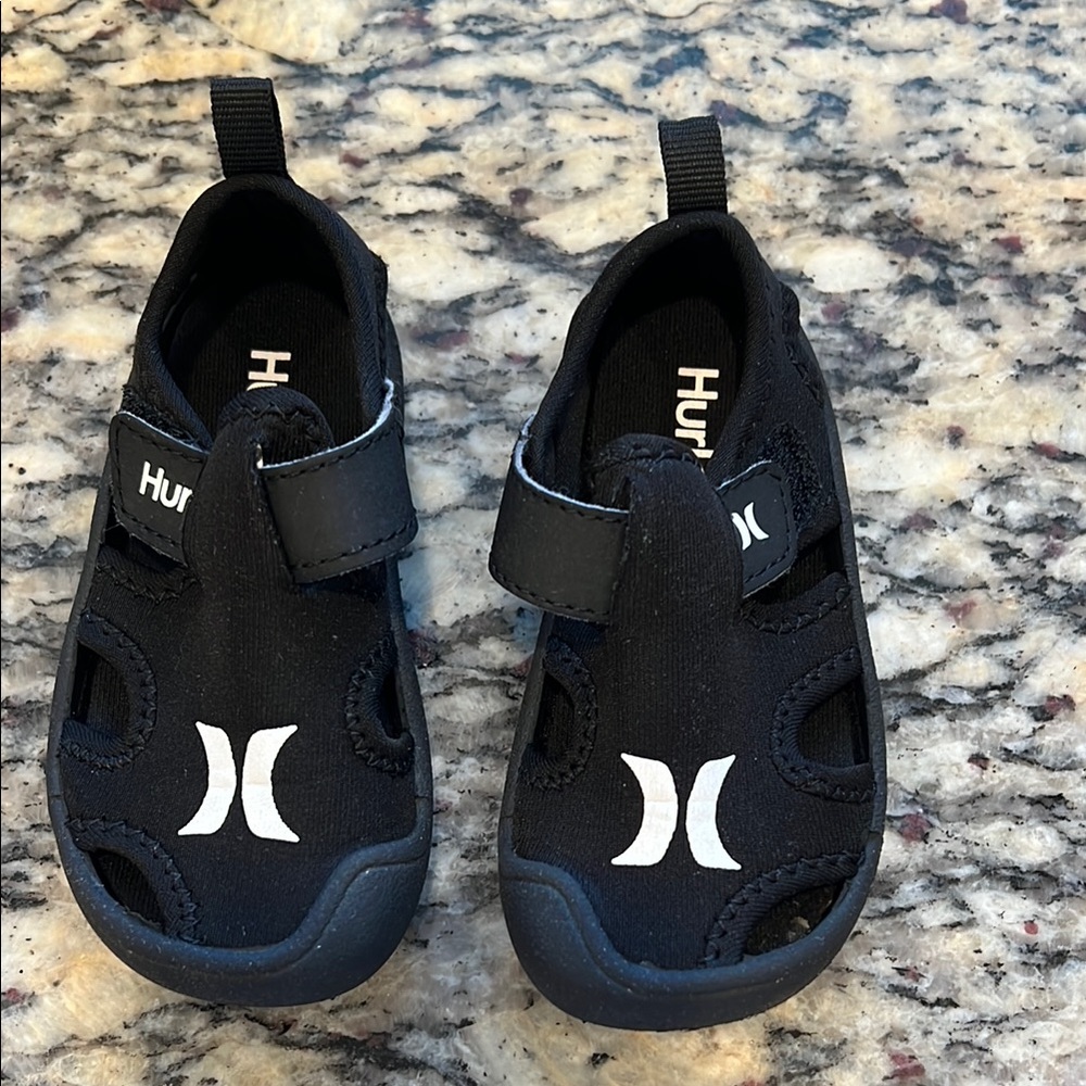 Hurley Black Water Shoes Slip-On Neoprene Toddler size 5